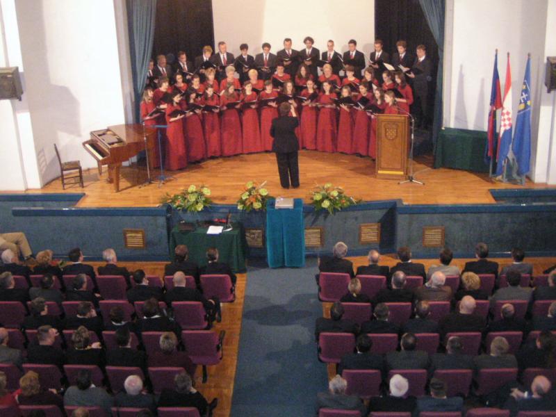 Main hall of the Croatian National Hall has hosted many important cultural events