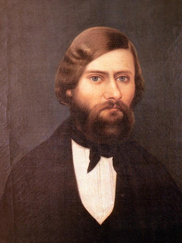 Antun Nemčić, 19th century portrait