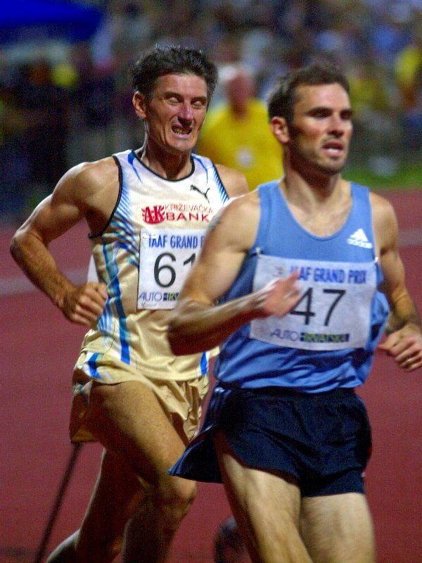 Branko Zorko at IAAF competition in Zagreb 