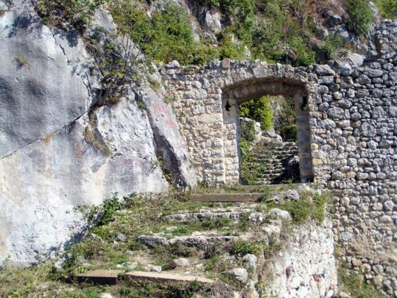 Doorway at the foot of Kalnik Mountain