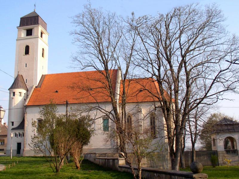 Church of the Holy Cross, sideways