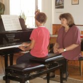 Piano Lesson in Music School Albert Štriga
