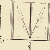 Outline of page turner-a mechanical device used to turn the pages of all reading materials, Kiepach's patent