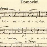 Patriotic poem Domovini (To My Homeland) by Antun Nemčić, dating from 1845