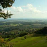 Panoramic view from the top of Kalnik Mountain