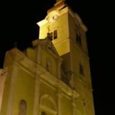 The Church of St Ana at night